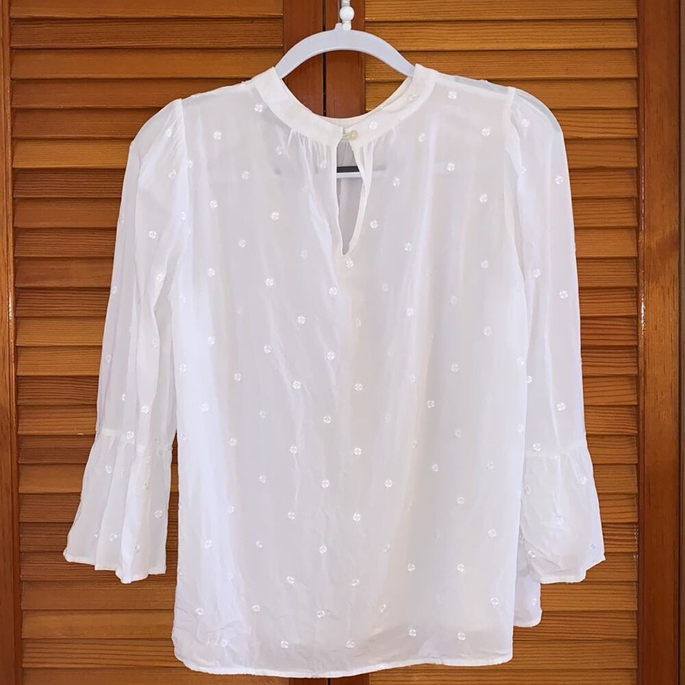 LOFT white blouse - Picture 3 of 7